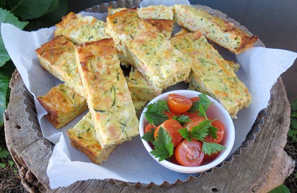 Zucchini slice