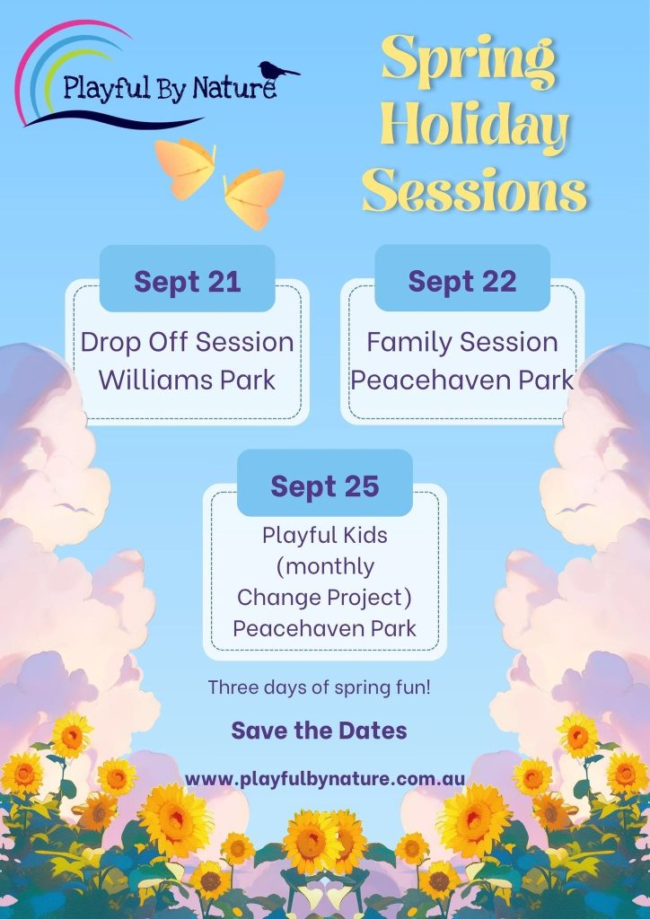  Playful by Nature September 2026 school holidays activities toowoomba