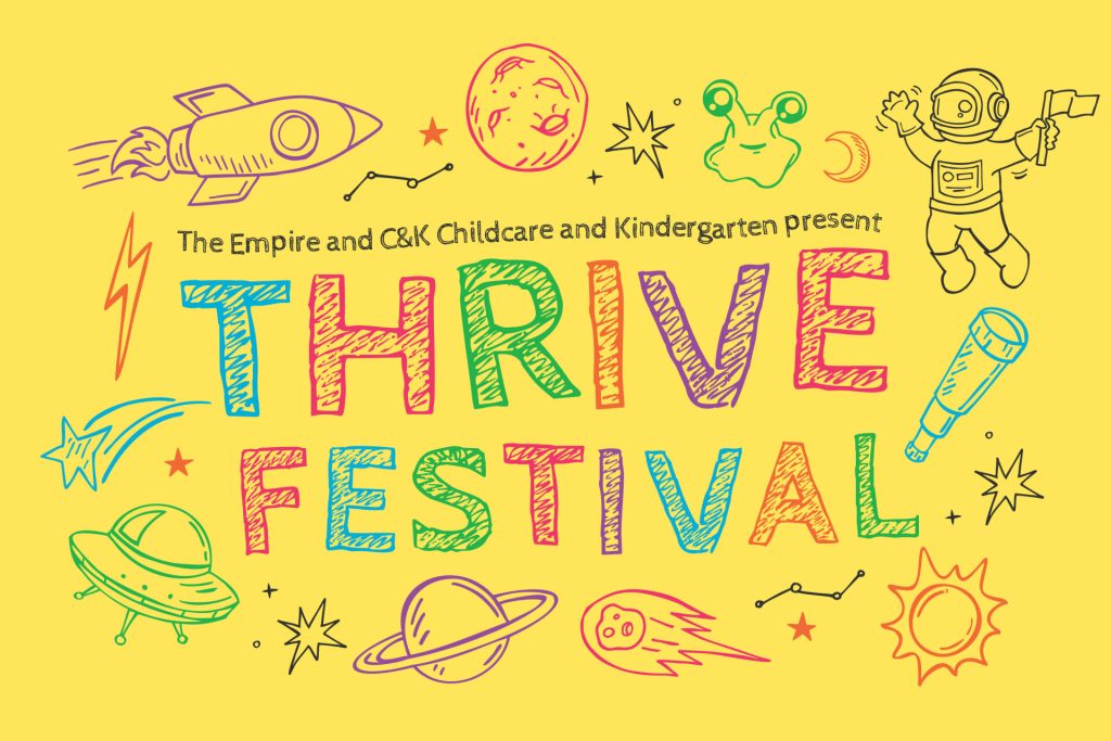  Thrive festival September 2026 school holidays activities toowoomba
